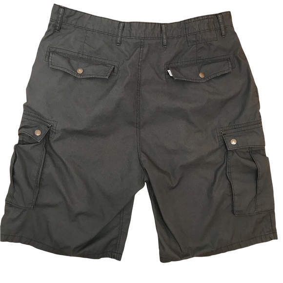 Levis Cargo Shorts Mens 36 Black Inseam 11 Good Condition PC9 13581-0027 - Picture 2 of 12
